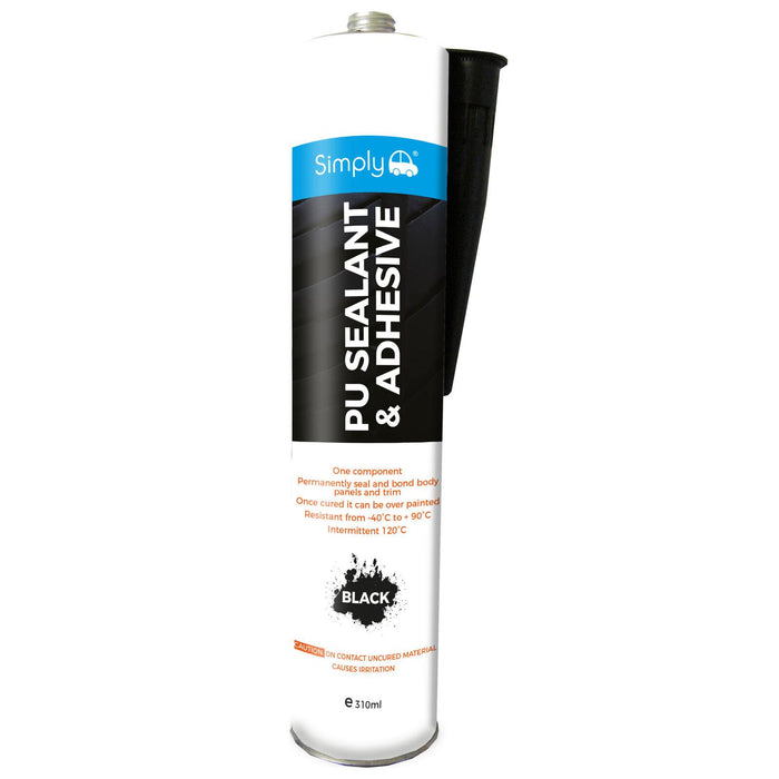 2 x Black PU Sealant Bonding Adhesive Glue Car Seam Sealer Sealant Body 310ml