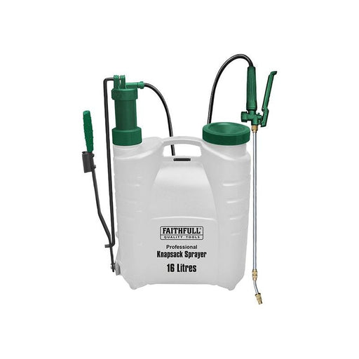 Faithfull Professional Knapsack Sprayer with Viton® Seals 16 litre Faithfull - Town Tools