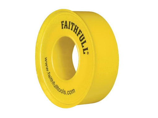 Faithfull P.T.F.E Gas Tape 12mm x 5m White (Pack 10) Faithfull - Town Tools