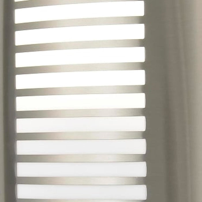 Panel Slat Wall Lantern in Stainless Steel