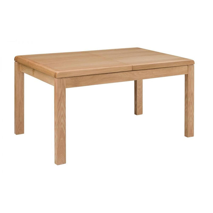 Curve Extending Dining Table 150-200cm Solid Oak & Real Oak Veneers
