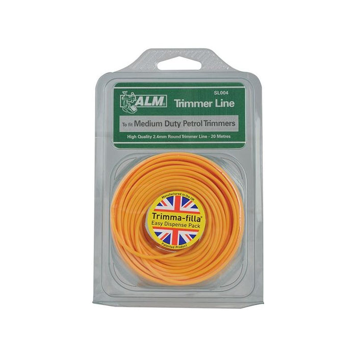 Alm Manufacturing SL004 Medium-Duty Petrol Trimmer Line 2.4mm x 20m ALM Manufacturing - Town Tools