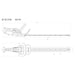 Metabo HS 18 LTX 65 Hedge Trimmer 18V Bare Unit Metabo - Town Tools