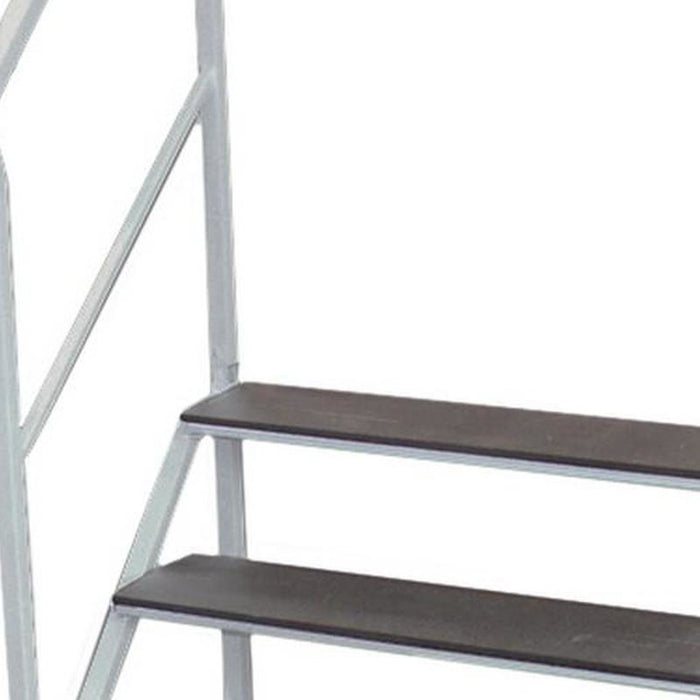 Free-Standing 3 Tread Step Galvanised
