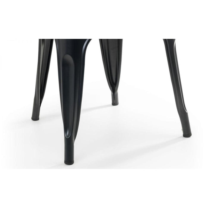 Grafton Chair Solid Mocha Elm & Powder Coated Steel
