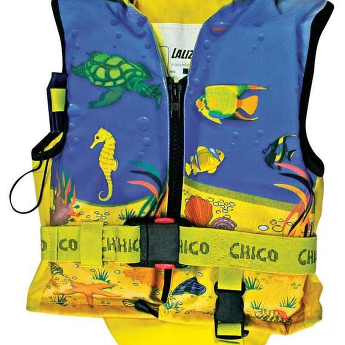 Lalizas Chico Foam Lifejacket 100N ISO Child 15-30kg Yellow/Blue