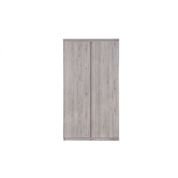 Jupiter 2 Door Wardrobe Grey Oak Finish