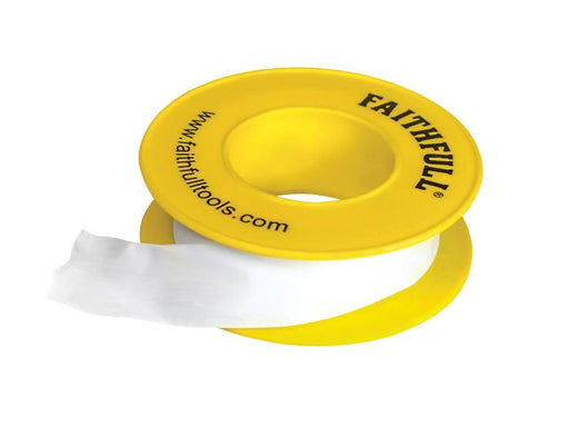 Faithfull P.T.F.E Gas Tape 12mm x 5m White (Pack 10) Faithfull - Town Tools