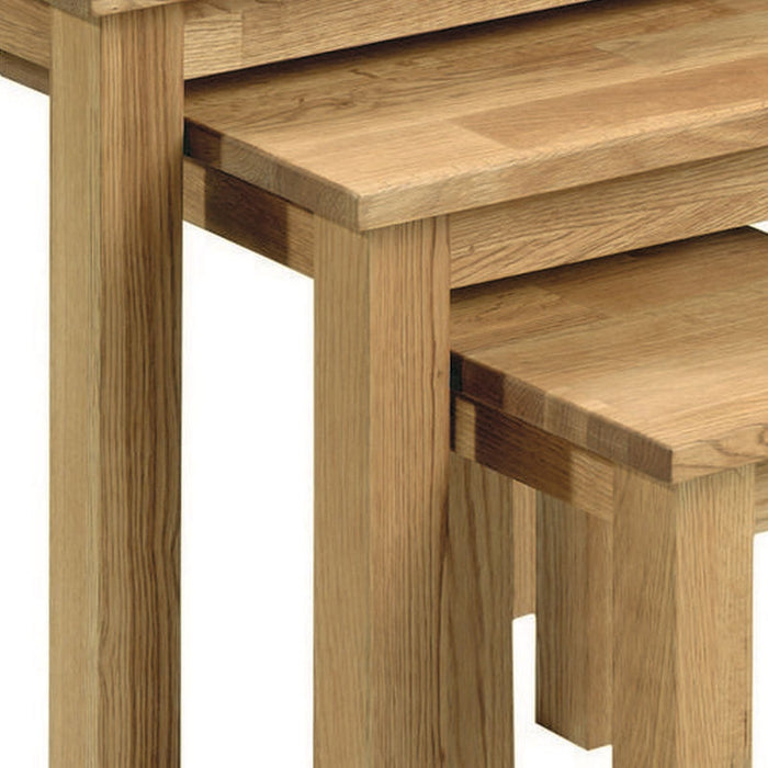 Coxmoor Nest of Oak Tables