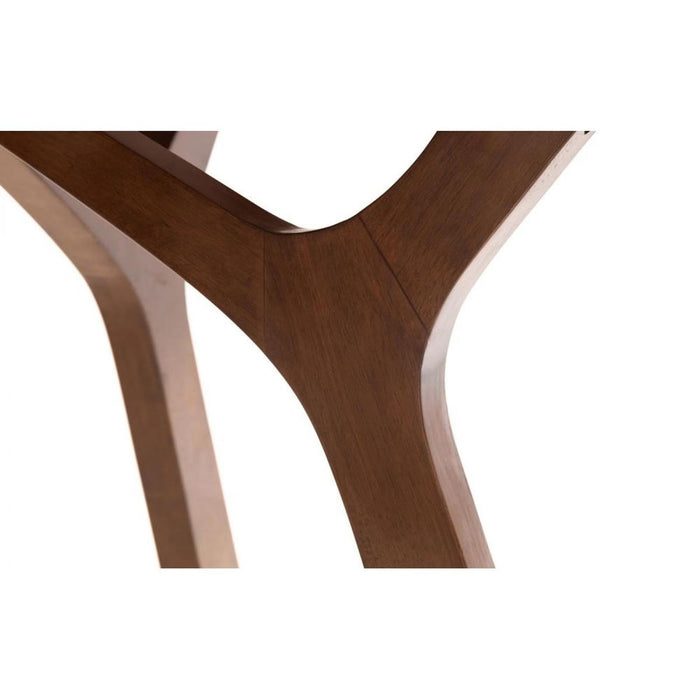 Huxley Round Table 120cm Walnut Veneer Finish