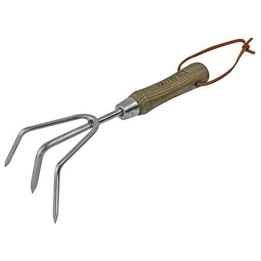 Faithfull Prestige Stainless Steel Hand Cultivator Ash Handle Faithfull - Town Tools