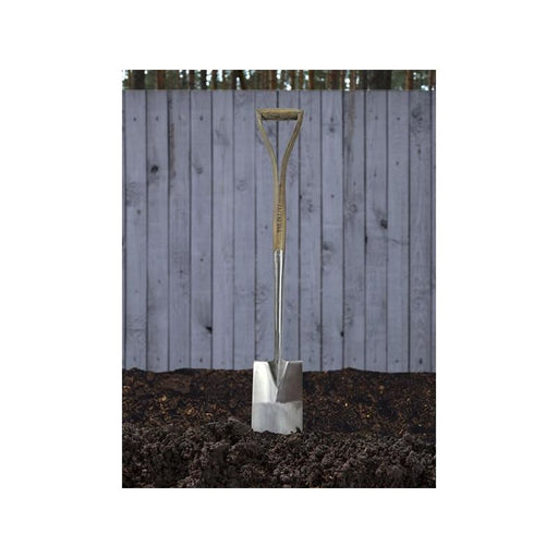 Faithfull Prestige Stainless Steel Border Spade Ash Handle Faithfull - Town Tools