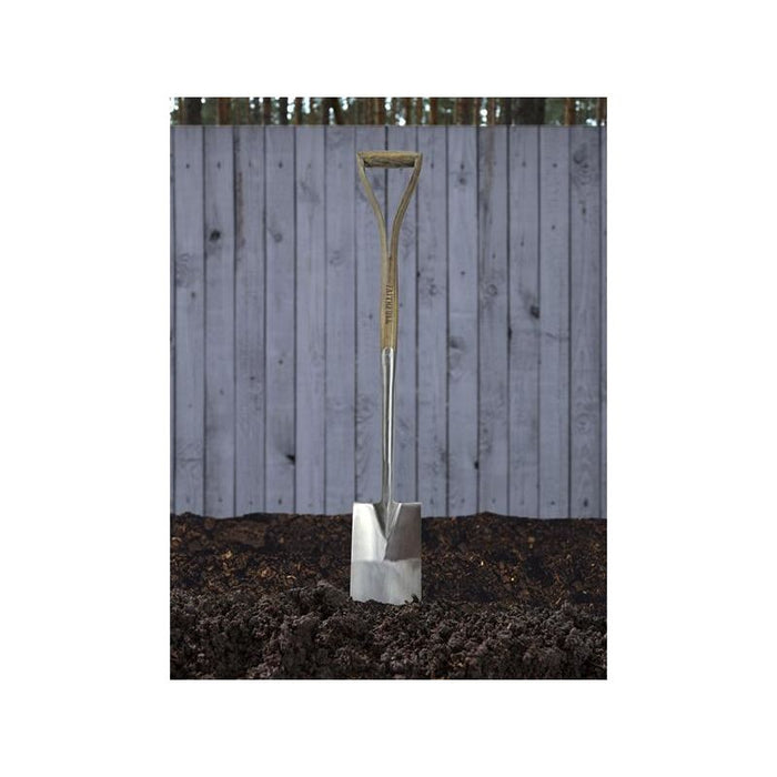 Faithfull Prestige Stainless Steel Border Spade Ash Handle Faithfull - Town Tools