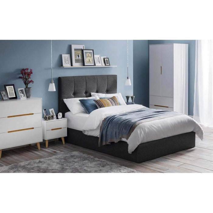 Alicia Wardrobe White and Oak (2 Door 2 Drawer)