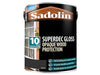 Sadolin Superdec Opaque Wood Protection Black Gloss 5 litre Sadolin - Town Tools