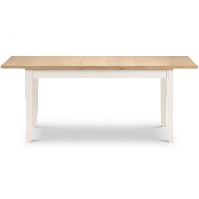Davenport Extending Dining Table 150-189cm Oak & Ivory Finish