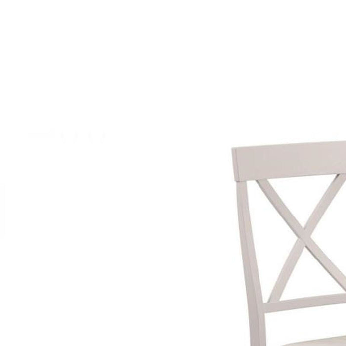 Davenport Dining Chair Elephant Grey & Ivory Faux Suede Seat Pad
