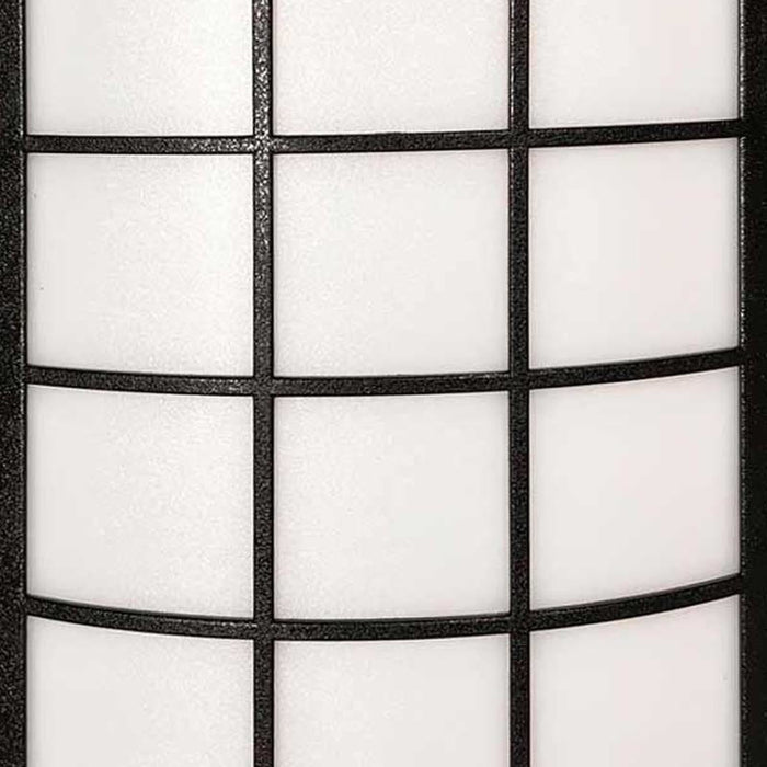 Reno Polycarb Outdoor Wall Light with LED Bulb