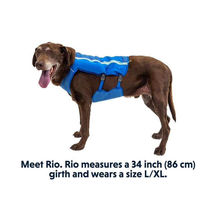 Ruffwear Trail Runner� Dog Running Vest in Blue Pool (L / XL)