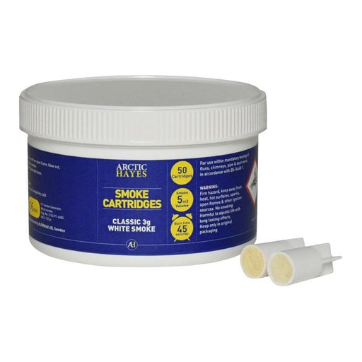 Arctic Hayes Smoke Cartridges Classic 3g White (Tub 50) Arctic Hayes - Town Tools