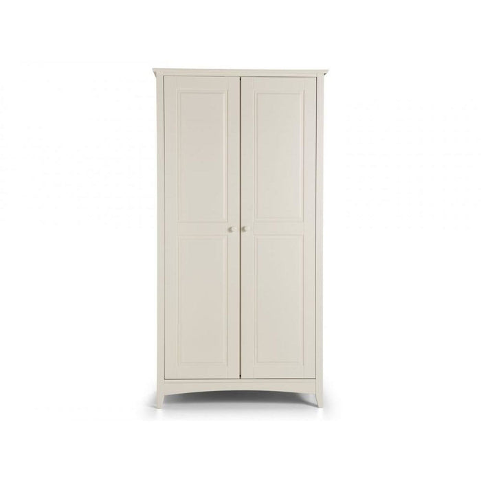 Cameo 2 Door Wardrobe Unit Stone White