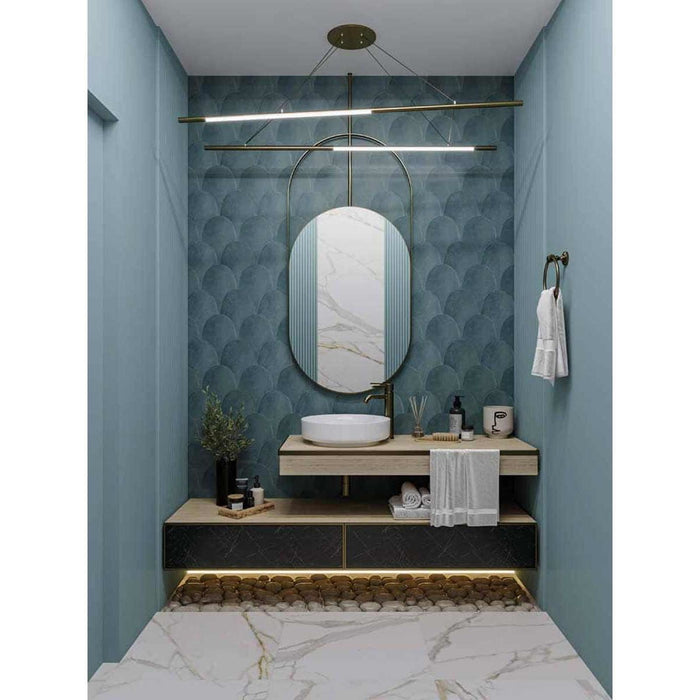 Reco PVC Wall Panel with Komodo Green Design 1220(W) x 2440mm(H)