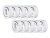 Faithfull P.T.F.E Tape 12mm x 12m White (Pack 10) Faithfull - Town Tools