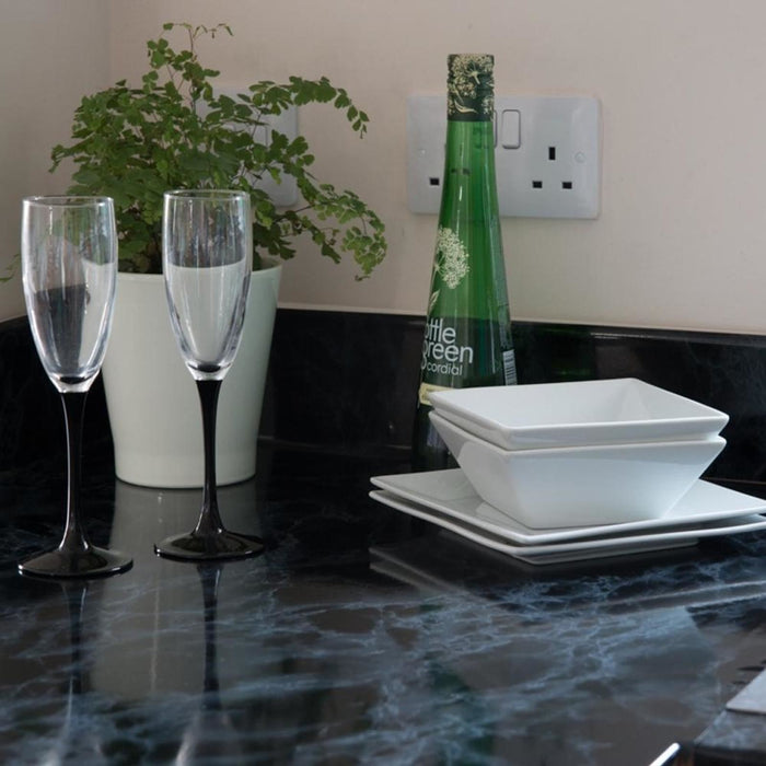 AG Self Adhesive Film Marble Black 67.5cm x 2m