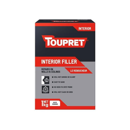 Toupret Interior Filler 1kg Toupret - Town Tools