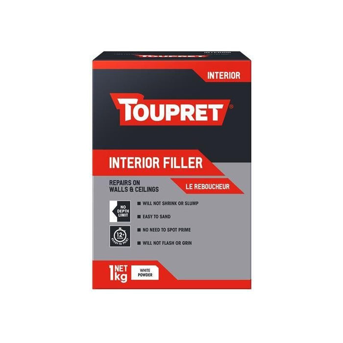 Toupret Interior Filler 1kg Toupret - Town Tools