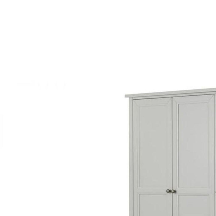 Maine 3 Door 2 Drawer Combination Wardrobe Dove Grey Lacquer