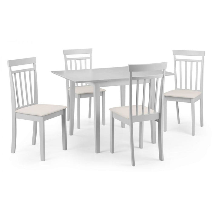 Rufford Extending Dining Table 80-120cm Grey Lacquer