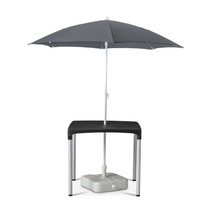 Solas Round Dark Grey Parasol 1800mm Diameter