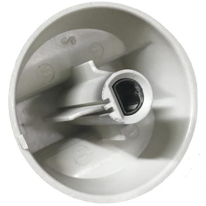 Silver Gas Control Knob 600DIS for New World 600 DIS Cookers