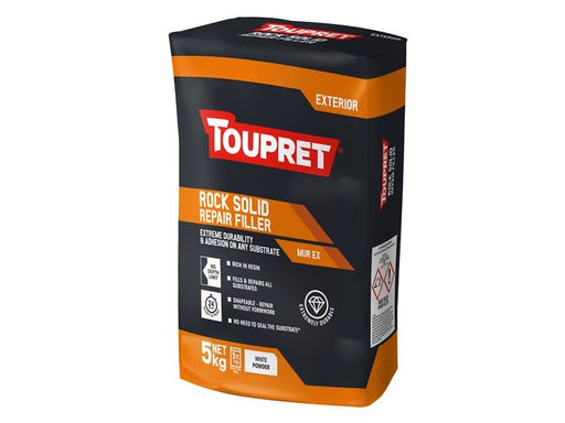 Toupret Exterior Rock Solid Repair Filler 5kg Toupret - Town Tools