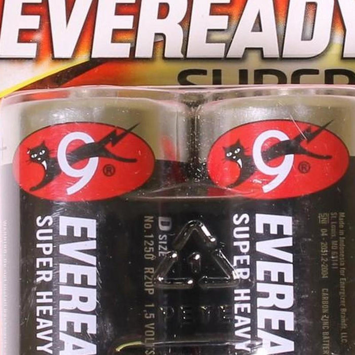 Eveready D Zinc Battery (x2)