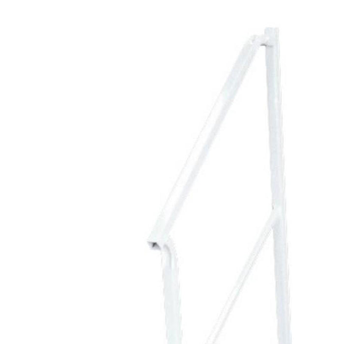 Free-Standing 3 Tread Step White