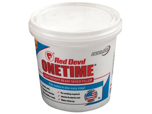 Stanley® Hand Tools Red Devil Onetime® Filler 1 litre STANLEY® Hand Tools - Town Tools