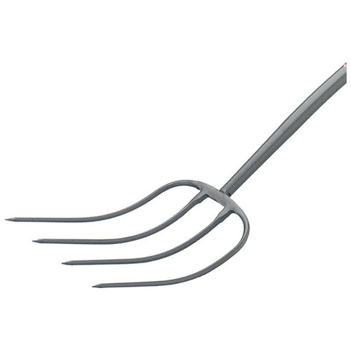 Bulldog All-Metal 4-Prong Manure Fork T-Handle Bulldog - Town Tools