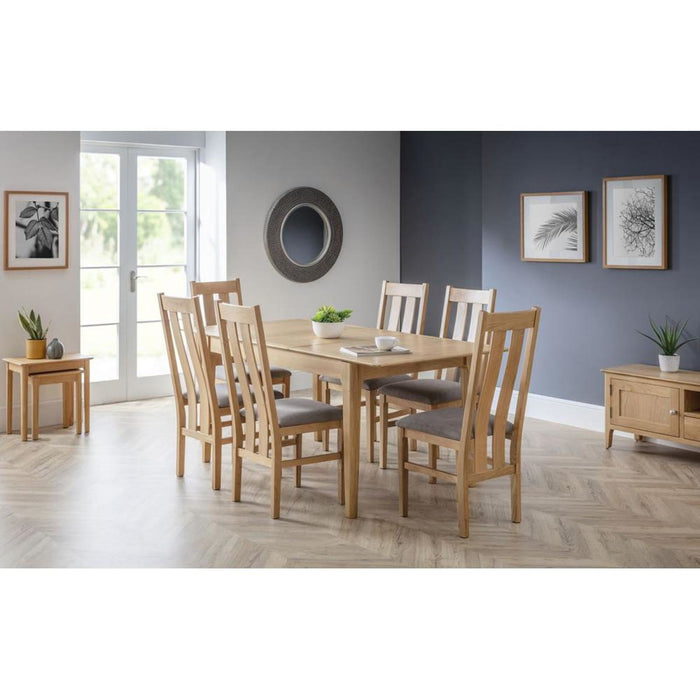 Cotswold Extending Dining Table 140-180cm Solid & Real Oak Veneers