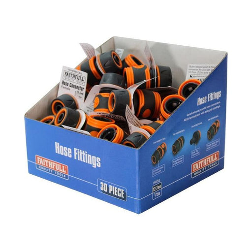 Faithfull Plastic Female Hose Connector (Box 30) Faithfull - Town Tools