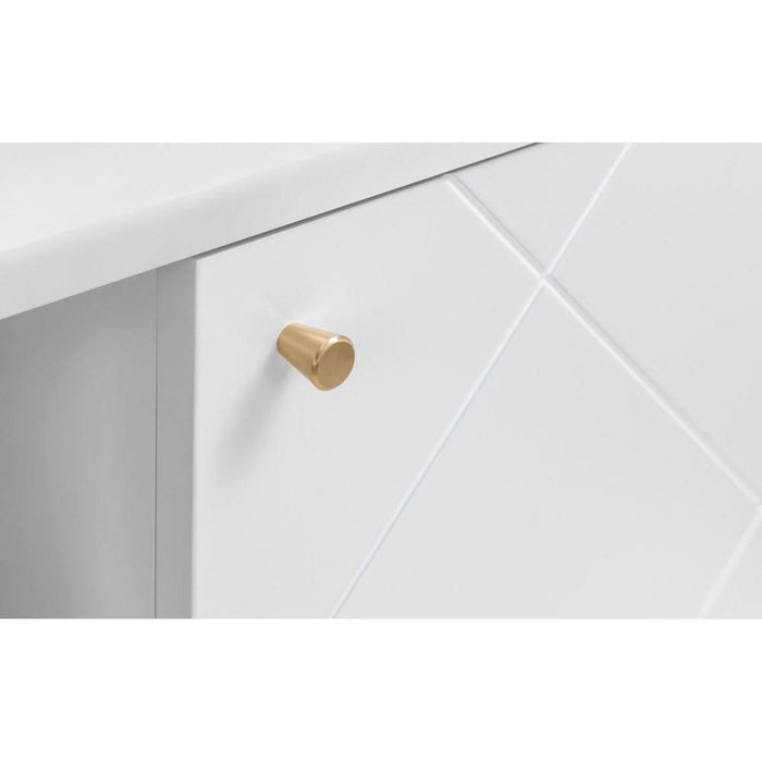 Moritz TV Cabinet All White Frame & Door Fronts