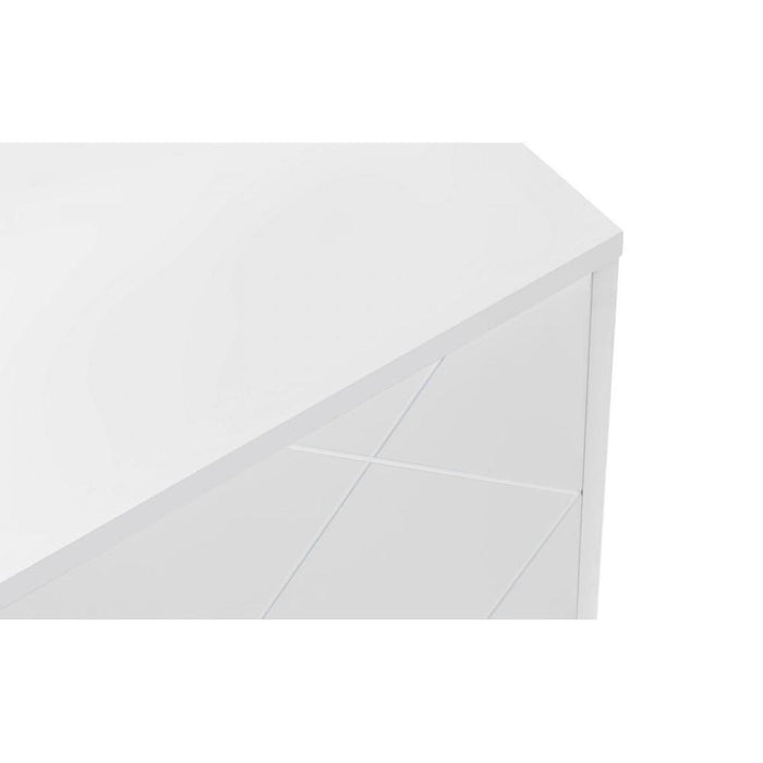 Moritz TV Cabinet All White Frame & Door Fronts