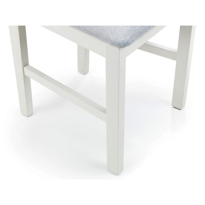 Coxmoor Dining Chair Ivory Lacquer & Grey Linen Seat Pad