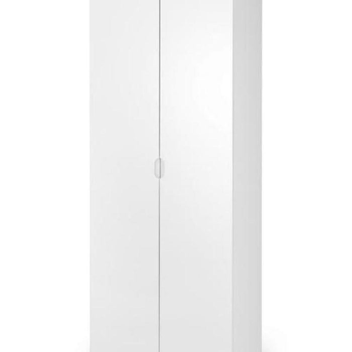 Manhattan 2 Door Wardrobe White High Gloss Lacquer