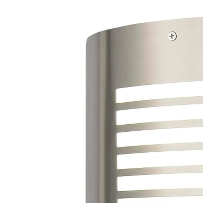 Panel Slat Wall Lantern in Stainless Steel