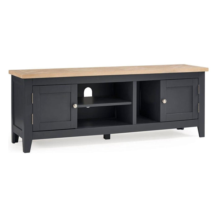 Bordeaux TV Unit in Dark Grey