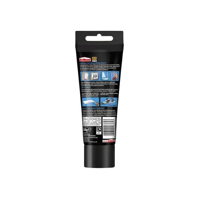 Unibond No More Nails Waterproof Grab Adhesive Tube 340g UniBond - Town Tools