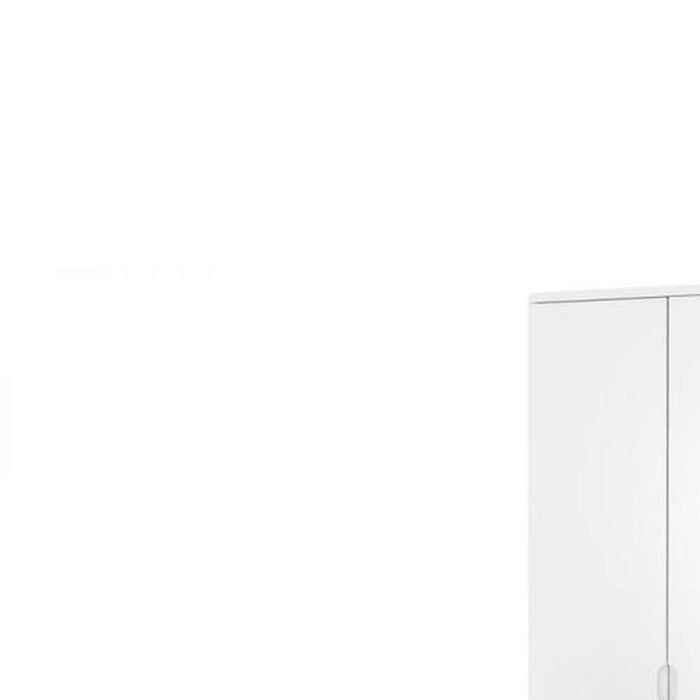 Manhattan 2 Door Wardrobe White High Gloss Lacquer