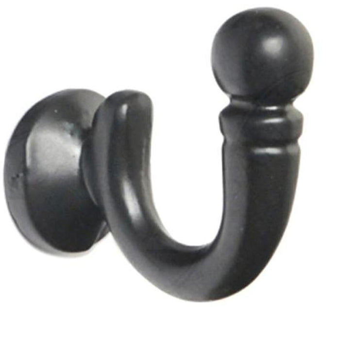 Black Curtain Tie Back Hook